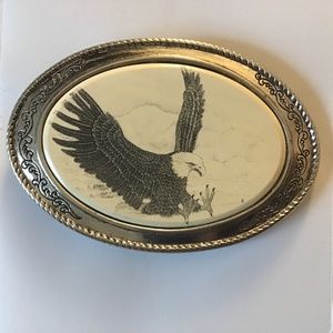 Barlow,  Men's Belt Buckle.  Eagle  USA